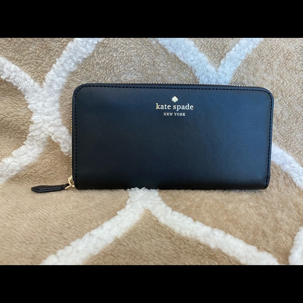 Kate Spade Brynn Black Large Continental Wallet